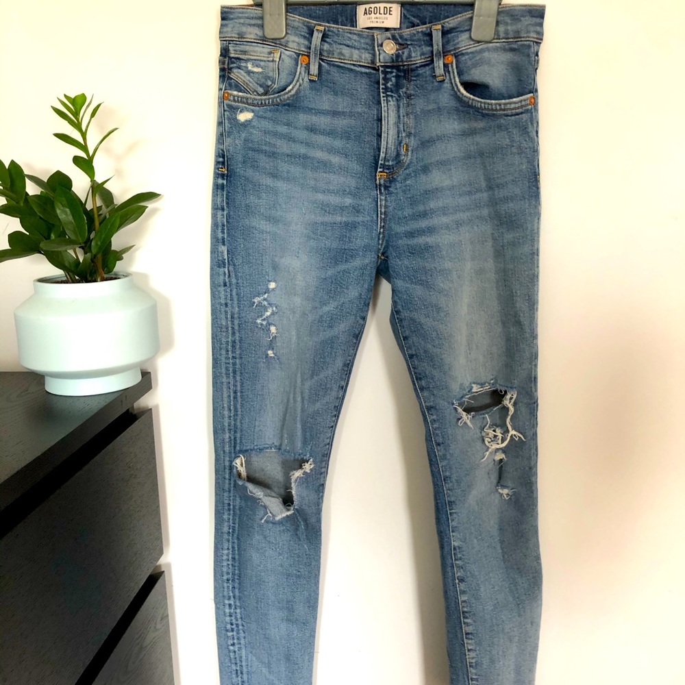Agolde Jeans Skinny Ripped Size : 27